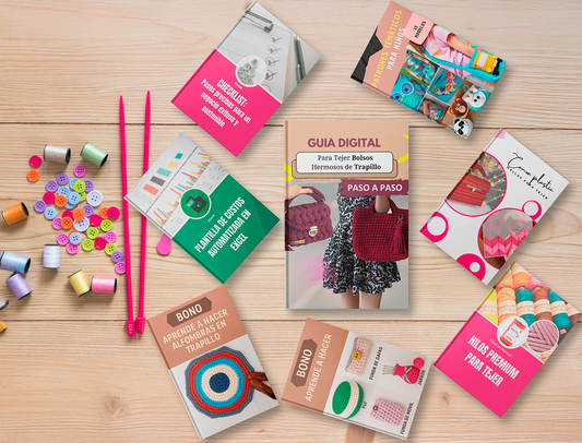 ✨ Diseña, Teje y Vende: Método para Emprender con Trapillo - Libro Digital